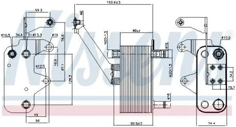 Автозапчасть NISSENS 90952