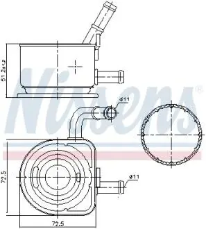 Автозапчасть NISSENS 91230
