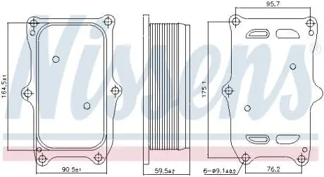 Автозапчасть NISSENS 91256