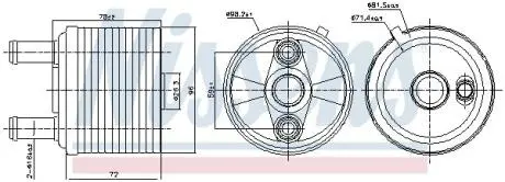 Автозапчасть NISSENS 91267