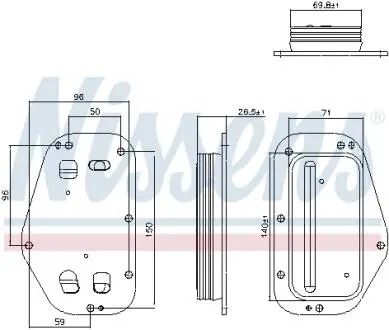 Автозапчасть NISSENS 91360
