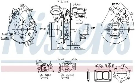Автозапчасть NISSENS 93617