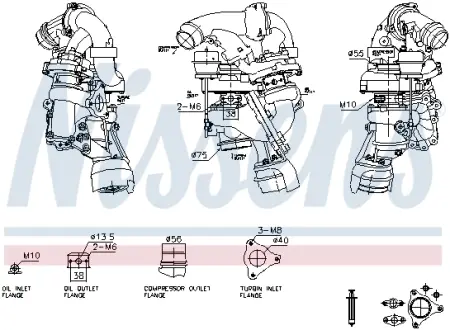 Автозапчасть NISSENS 93628