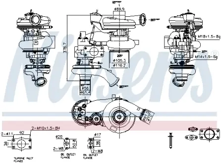 Автозапчасть NISSENS 93718