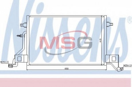 Радиатор кондиционера NISSENS 940002