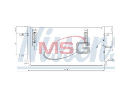 Радіатор кондиціонера AUDI A4 (вир-во) NISSENS 940042