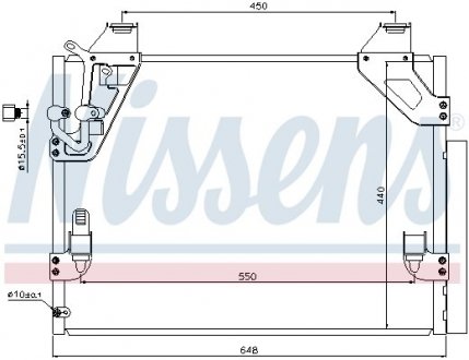 Радиатор кондиционера First Fit NISSENS 940082