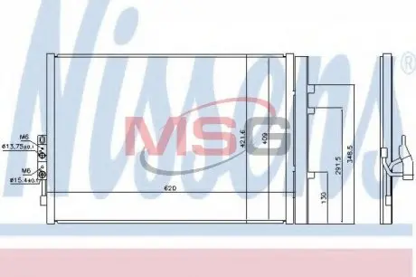 Радиатор кондиционера First Fit NISSENS 940227