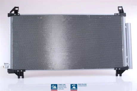 Конденсатор кондиціонера (з осушувачем) TOYOTA YARIS 1.8 01.07-12.11 NISSENS 940369