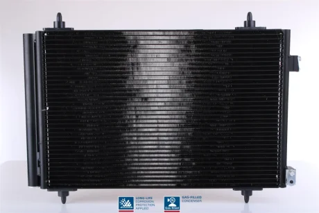 Конденсатор кондиціонера (з осушувачем) PEUGEOT 307 1.6/1.6ALK 03.02-04.12 NISSENS 940438