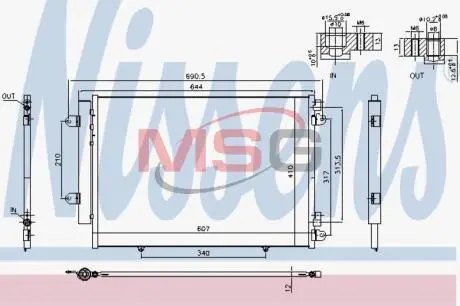 Автозапчасть NISSENS 940691