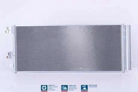 Радіатор кондиціонера NISSENS 940791