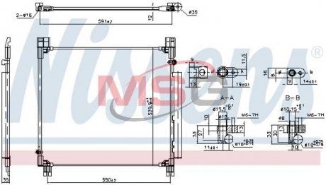 Радиатор кондиционера First Fit NISSENS 940799