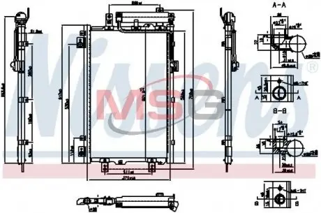Радиатор кондиционера First Fit NISSENS 940833