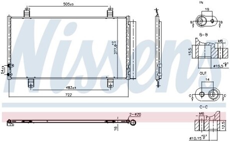 Радиатор кондиционера First Fit NISSENS 940865