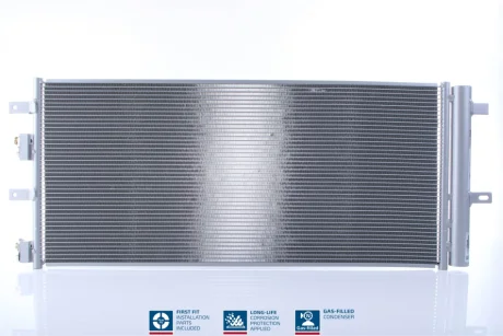 Конденсатор кондиціонера (з осушувачем, додаткові монтажні елементи) FORD GALAXY III, GALAXY MK III, S-MAX, FORD USA EDGE 1.5/2.0D 07.18- NISSENS 940899