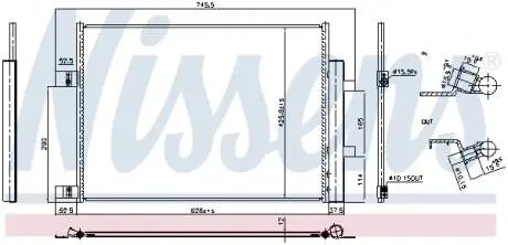 Автозапчасть NISSENS 941008