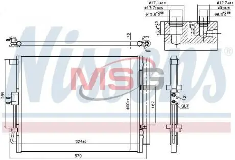 Автозапчасть NISSENS 941133