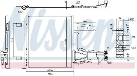Автозапчасть NISSENS 941136