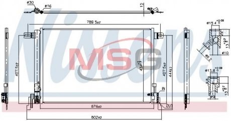 Радиатор кондиционера First Fit NISSENS 941209