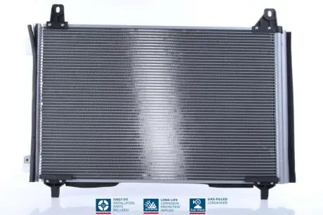 Конденсатор кондиціонера (з осушувачем) DS DS 3 / DS 3, CITROEN C4 III, C4 X, OPEL CORSA F, CORSA F/HATCHBACK, MOKKA, PEUGEOT 2008 II, 208 II 1.2-Electric 05.19- NISSENS 941243
