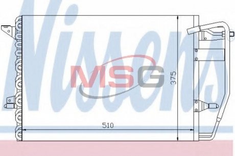 Радиатор кондиционера NISSENS 94192