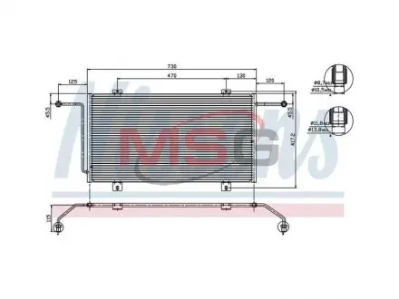 Автозапчасть NISSENS 94326*