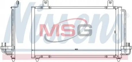 Радиатор кондиционера NISSENS 94456