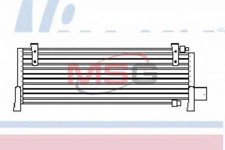 Радіатор кондиціонера NISSENS 94460