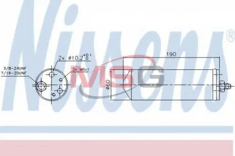 Осушувач кондиціонера NISSENS 95323