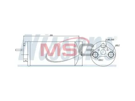 Осушитель кондиционера NISSENS 95461