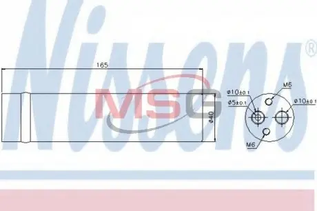 Осушитель, кондиционер NISSENS 95481