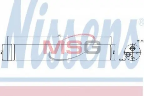 Осушитель кондиционера NISSENS 95504