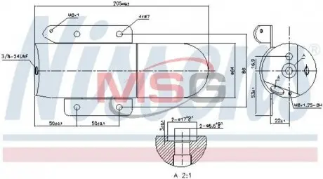 Осушувач,кондиціонер NISSENS 95507