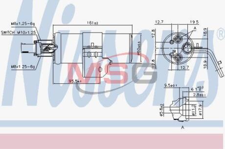 Автозапчасть NISSENS 95607