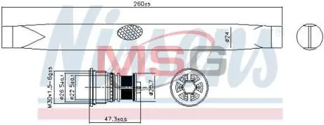 Автозапчасть NISSENS 95762