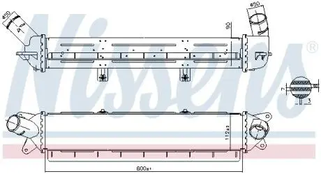 Інтеркулер HYUNDAI KONA 1.6 06.17-03.23 NISSENS 961242