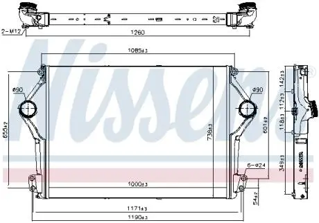 Автозапчасть NISSENS 961262
