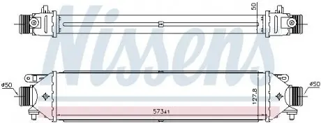 Интеркуллер ALFA GIULIETTA/FIAT DOBLO/OPEL COMBO 1,3D/1,6D 15- NISSENS 961464