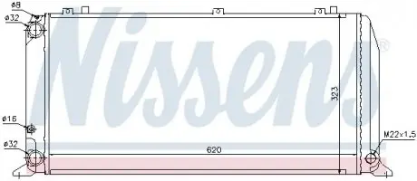 Радиатор наддува NISSENS 96373