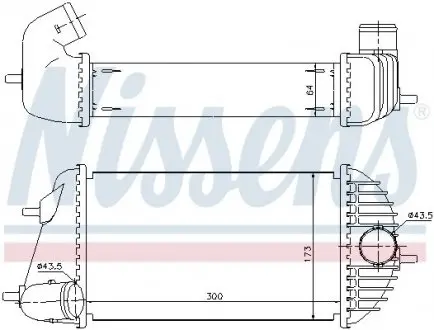Интеркуллер NISSENS 96465 (фото 1)