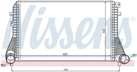 Радиатор наддува NISSENS 96542 (фото 1)