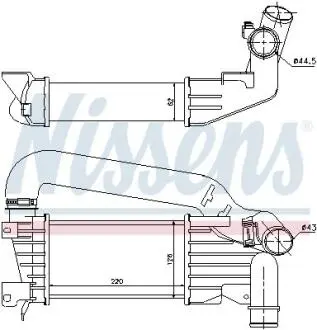 Автозапчасть NISSENS 96592