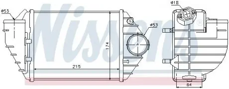 Радіатор наддуву NISSENS 96690
