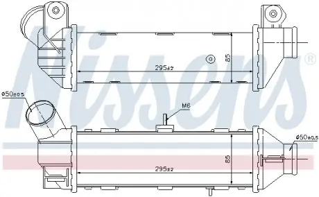 Радиатор наддува NISSENS 96769