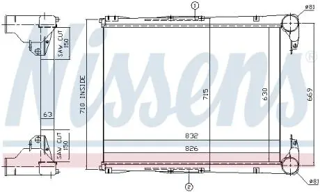 Интеркуллер NISSENS 96967