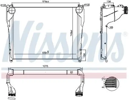 Автозапчасть NISSENS 97081