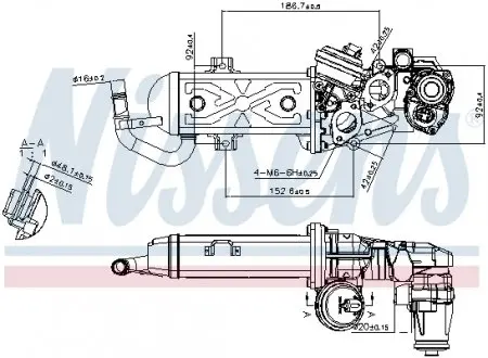 Клапан рециркуляции ВГ (EGR) First Fit NISSENS 98178