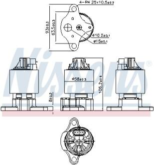 Автозапчасть NISSENS 98186