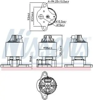 Автозапчасть NISSENS 98186